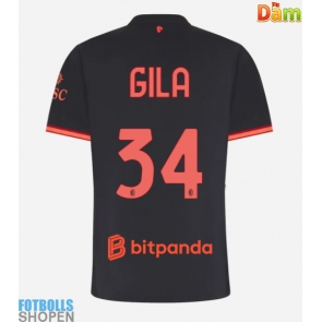 Billiga AC Milan Mario Gila #34 Tredjeställ Dam 2026-27 Kortärmad